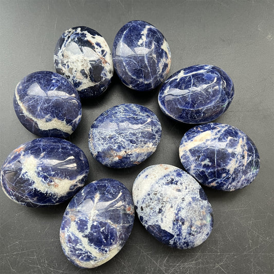 Sodalite Palm Stones