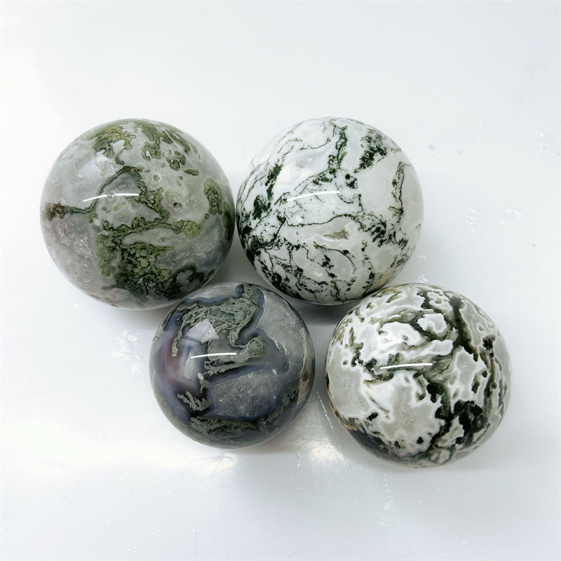 Moss Agate Spheres