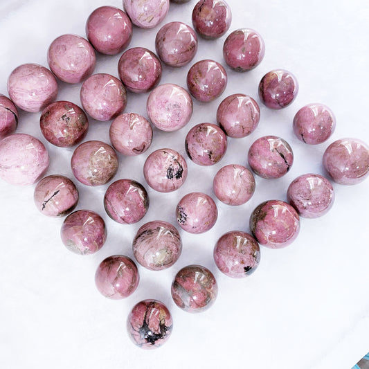 Rhodonite Spheres