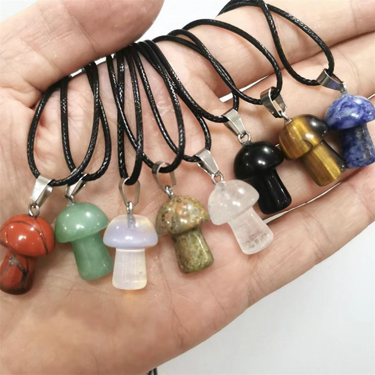 Mini Mushroom Necklaces