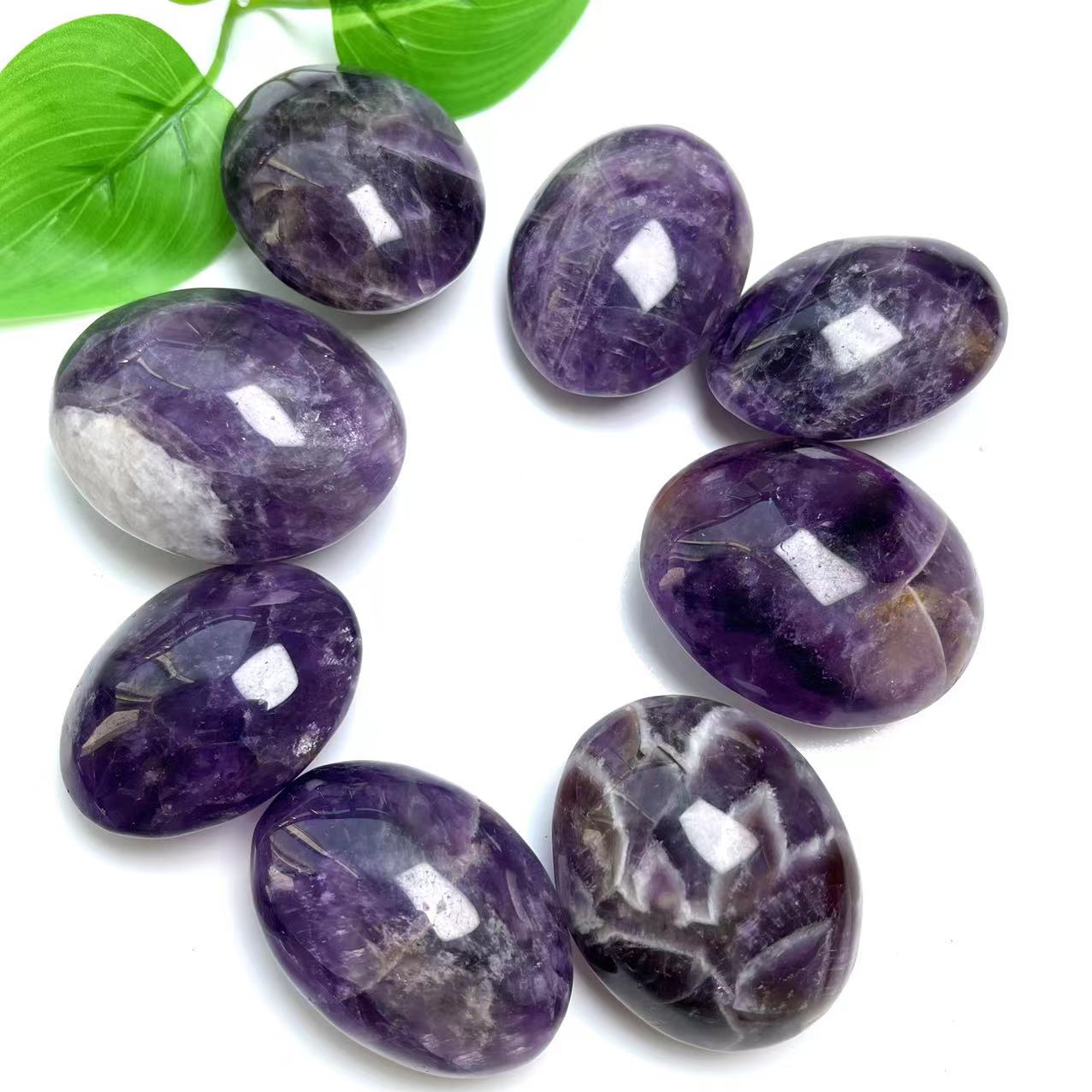 Dream Amethyst Palm Stones