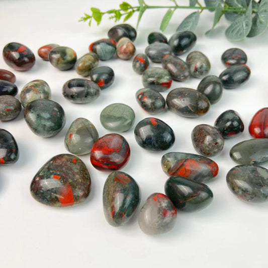 Blood Stone Tumble Stones