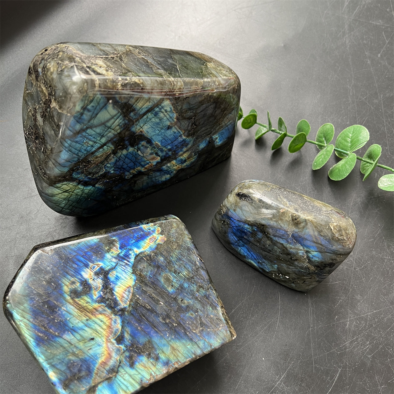 Blue Flash Labradorite Ornaments