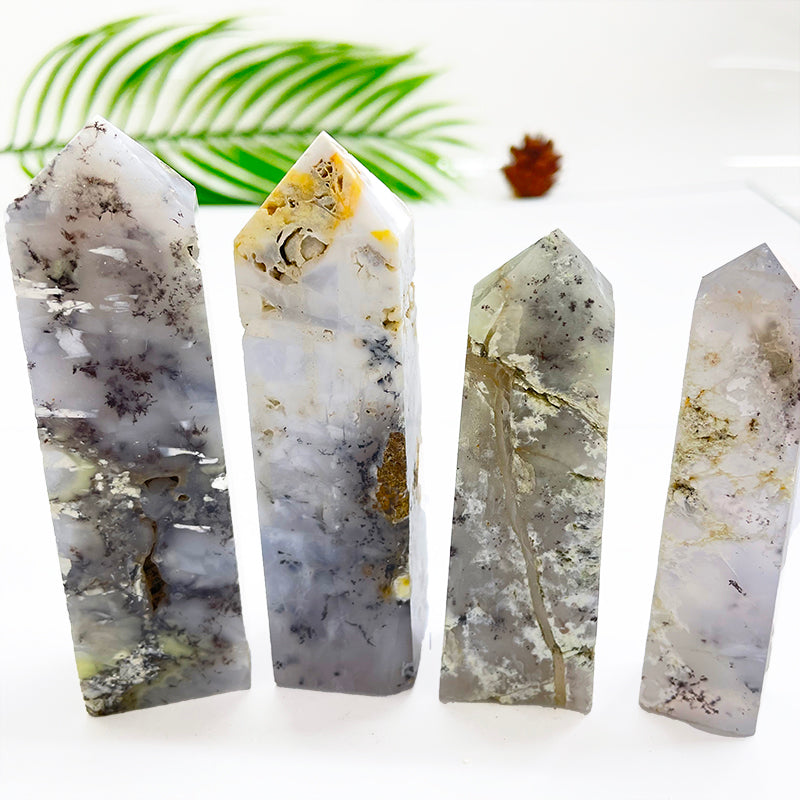 Dendritic Agate Point Wands