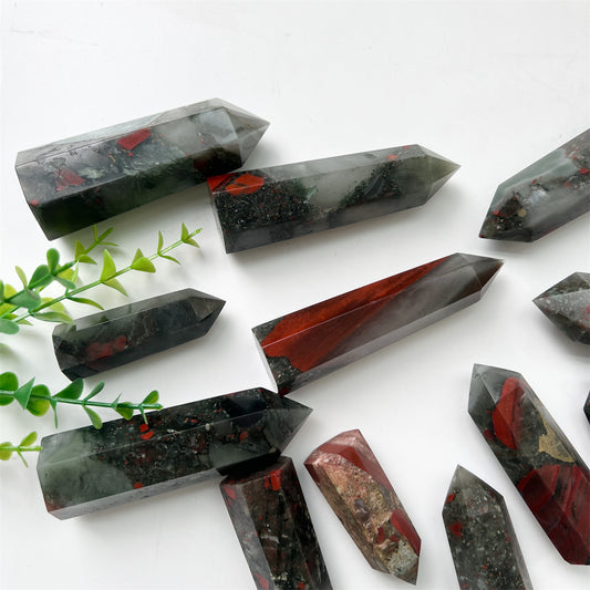 Africa Blood Stone Point Wands