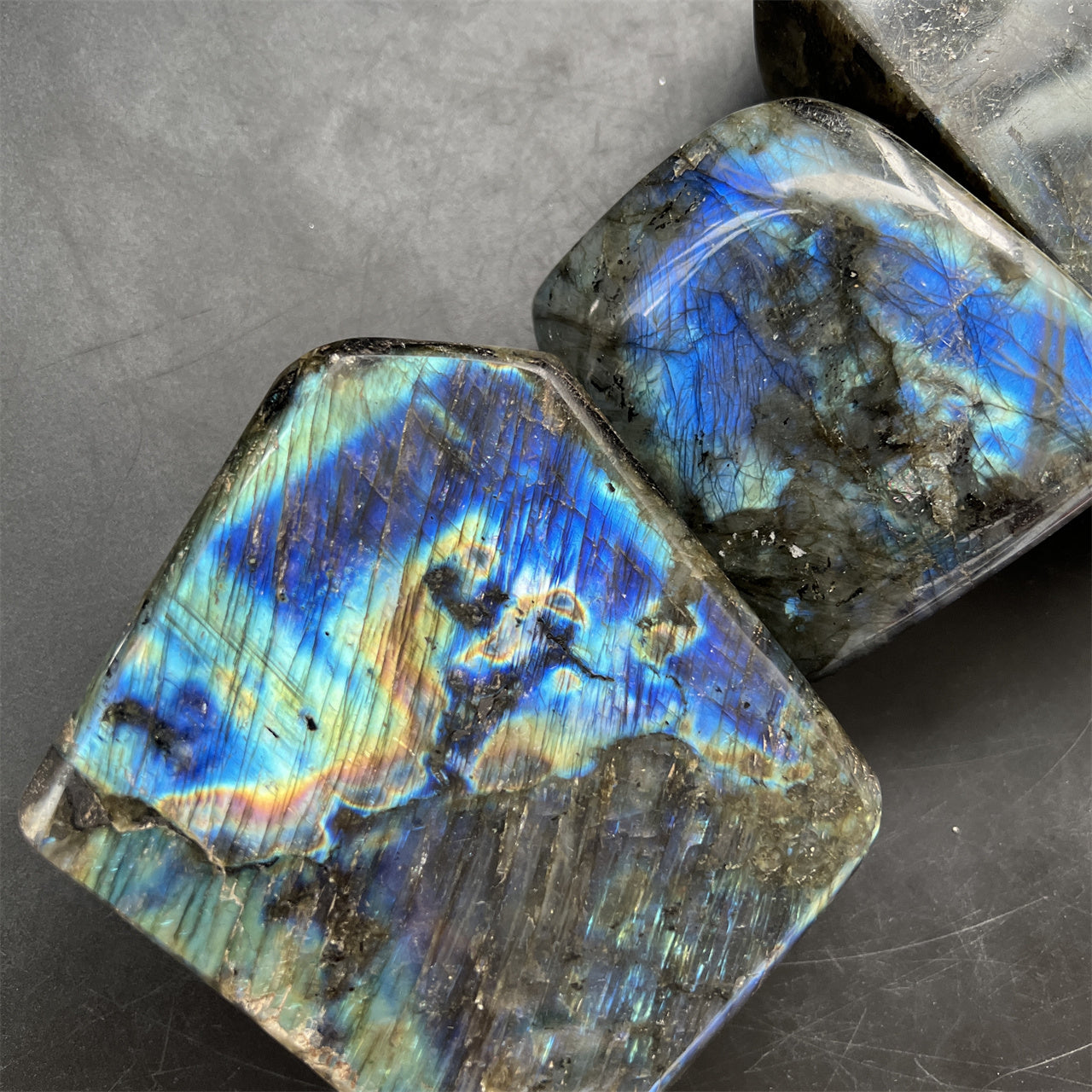 Blue Flash Labradorite Ornaments