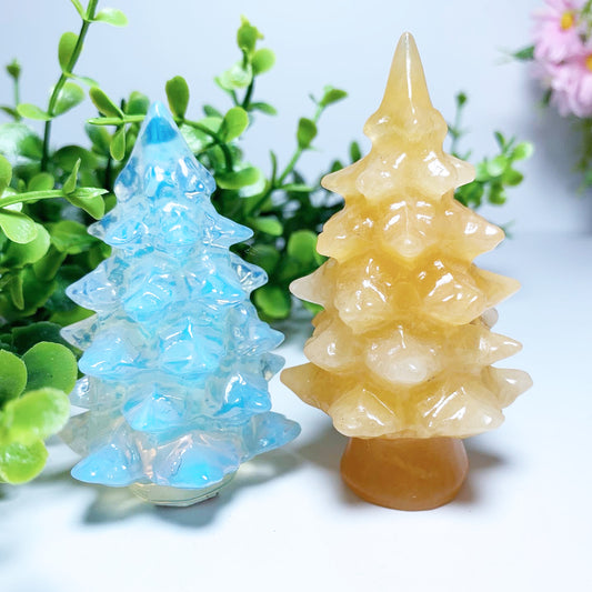 Crystal Christmas Tree Carvings