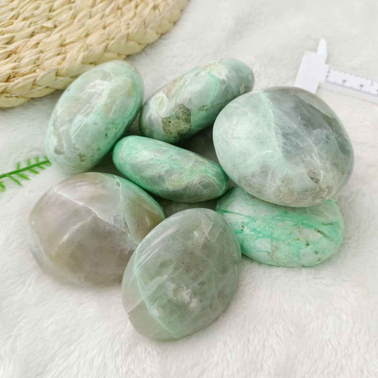 Moonstone Palm Stones