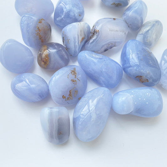 Blue Lace Agate Tumble Stones