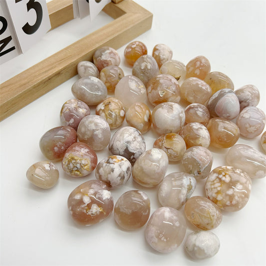 Flower Agate Tumble Stones