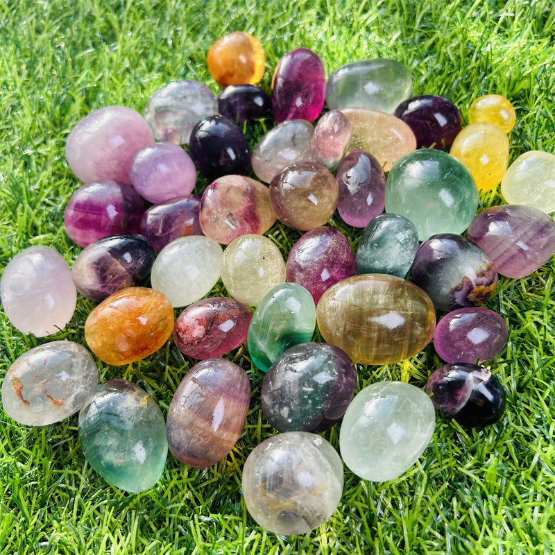 Rainbow Fluorite Tumble Stones