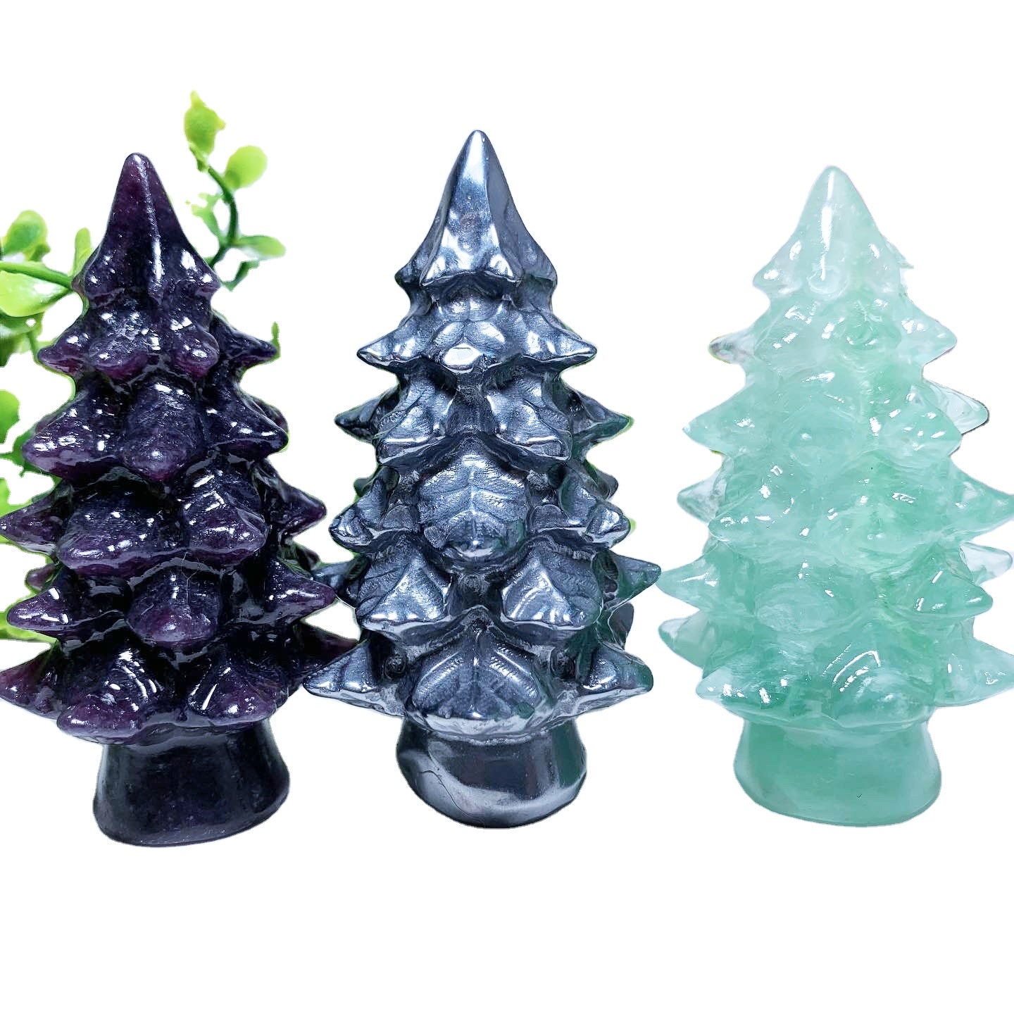 Crystal Christmas Tree Carvings