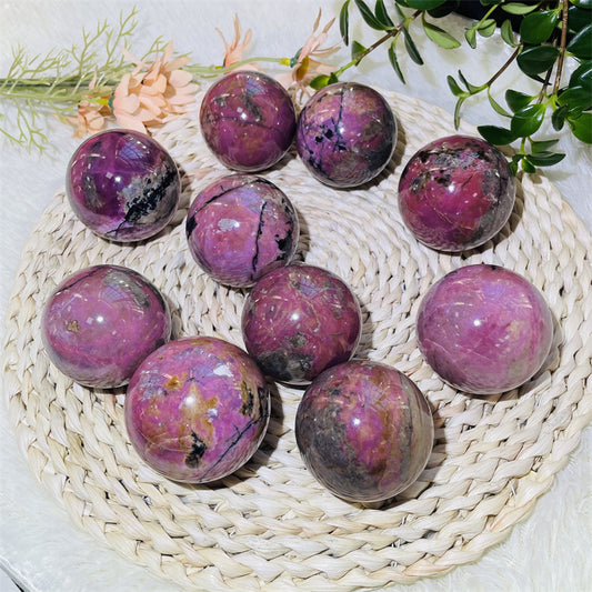 Rhodonite Spheres