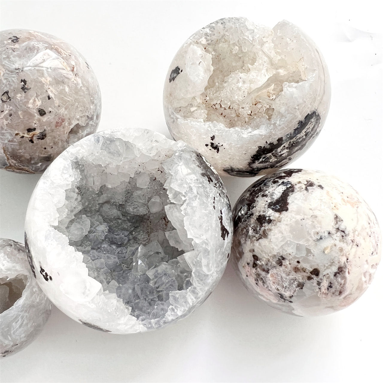 Agate Druzy Geode Spheres