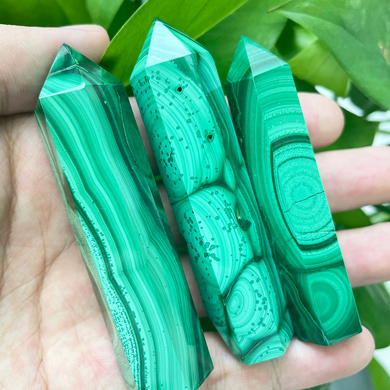 Malachite Point Wands