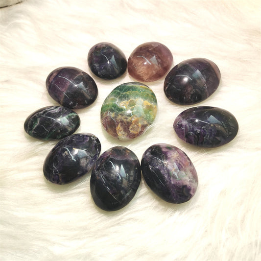 Rainbow Fluorite Palm Stones