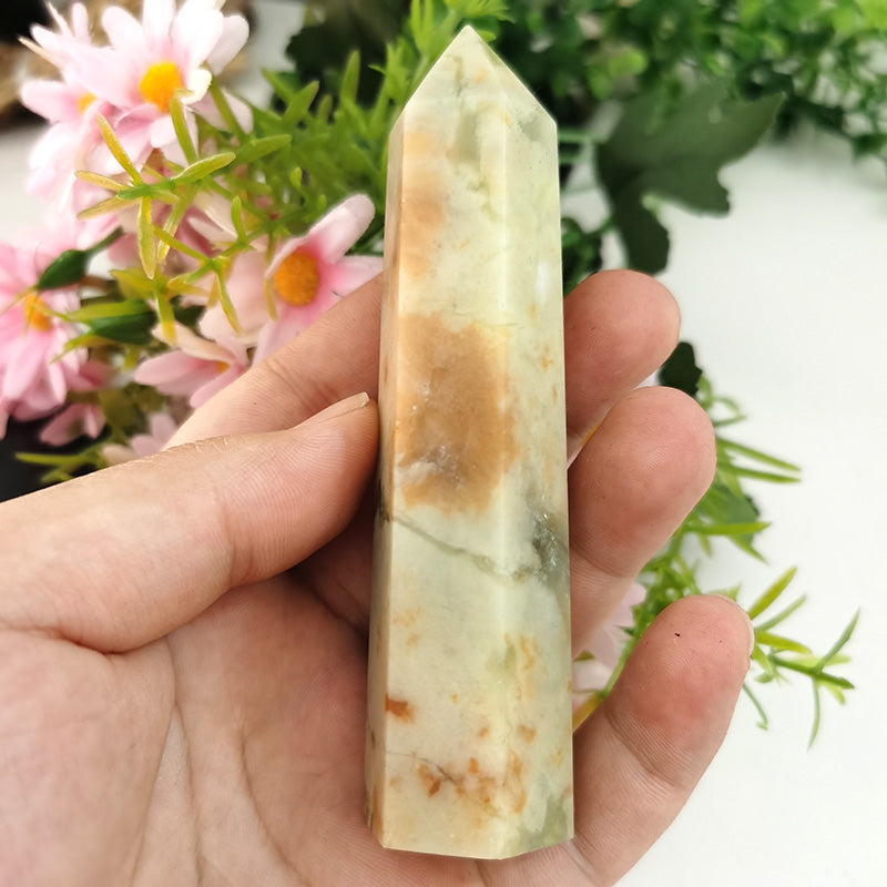 Green Moonstone Matrix Point Wands