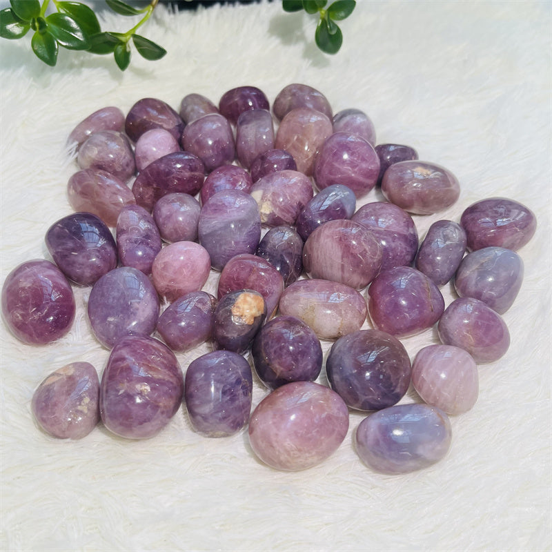 Purple Rose Quartz Tumble Stones