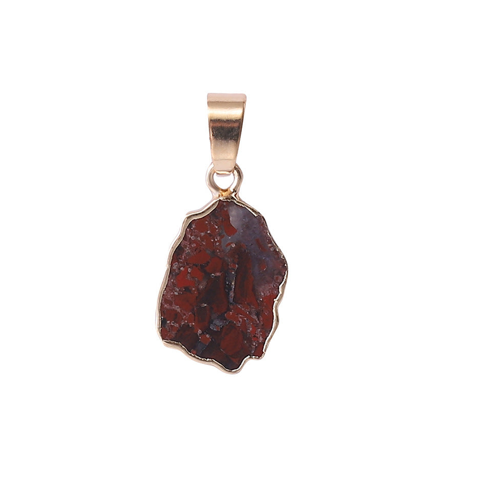 Irregular Rough Crystal Piece Pendants for Necklace