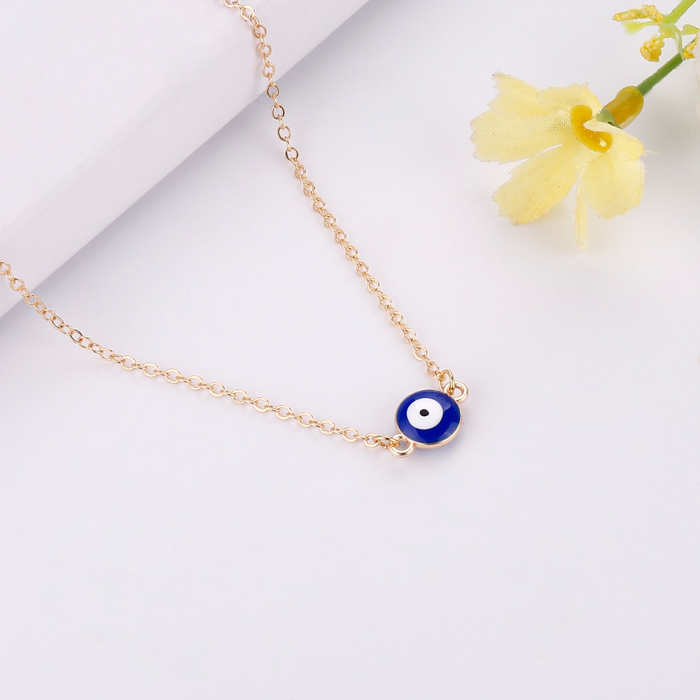 Evil Eye Silver Gold Color Necklace Pendants