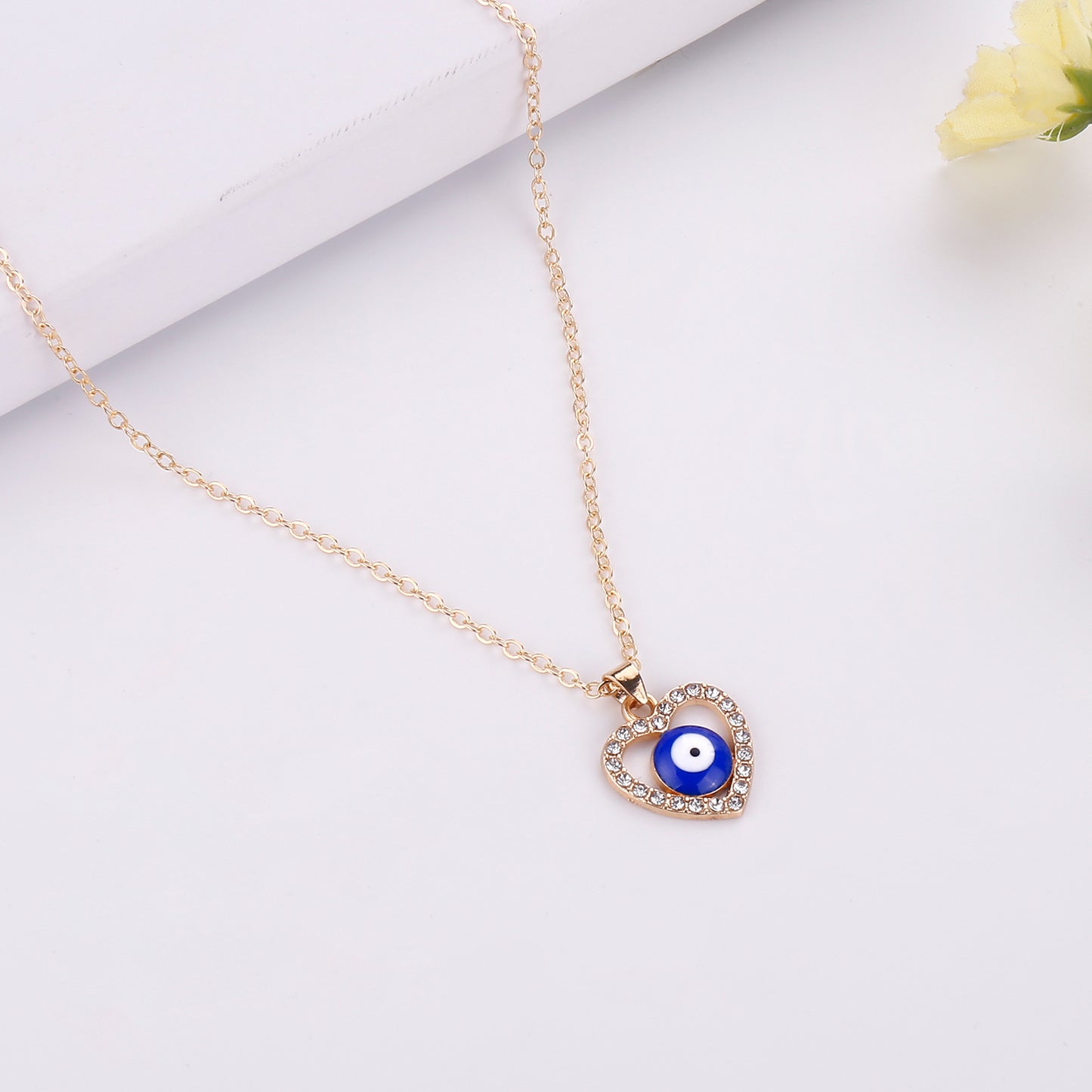 Evil Eye Silver Gold Color Necklace Pendants