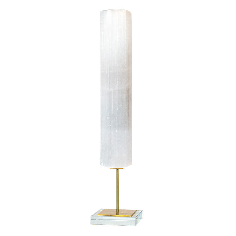 Selenite Cylinder Art Home Ornaments