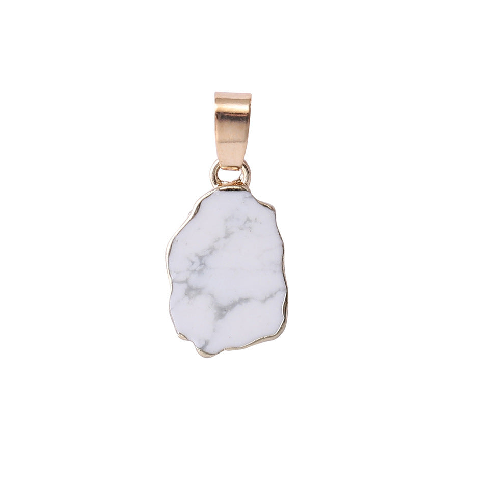 Irregular Rough Crystal Piece Pendants for Necklace