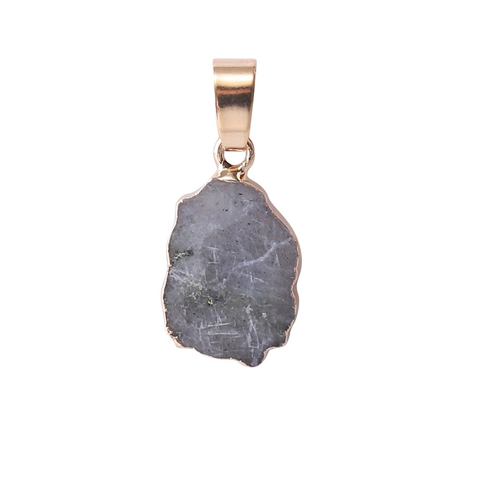 Irregular Rough Crystal Piece Pendants for Necklace