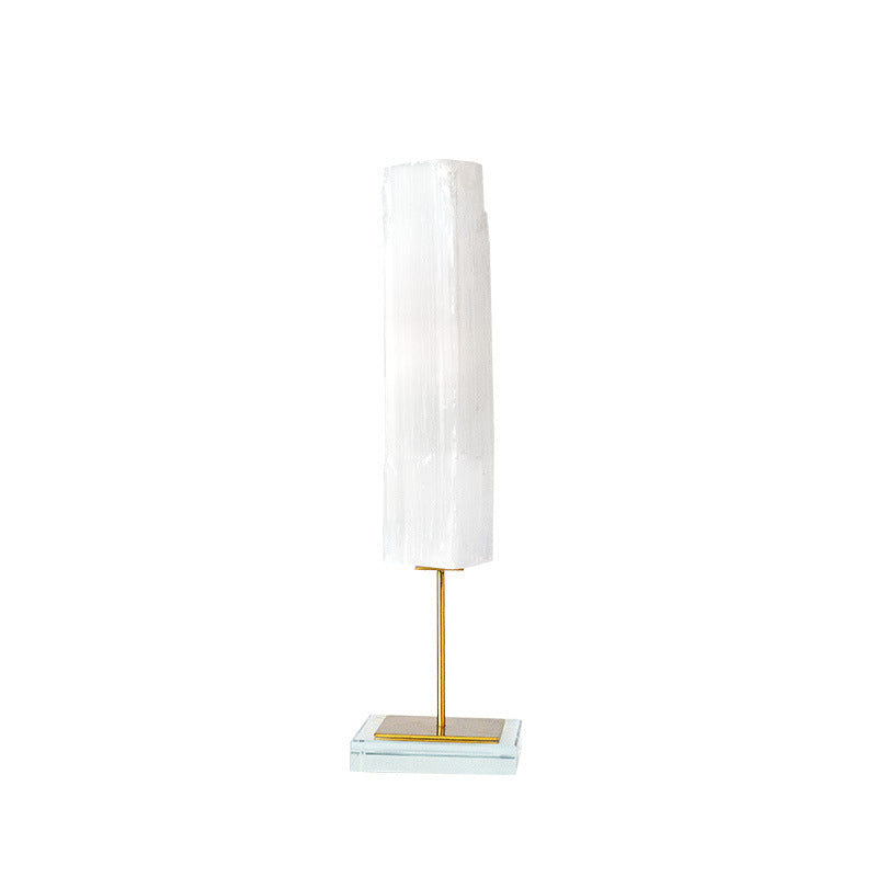 Selenite Cylinder Art Home Ornaments