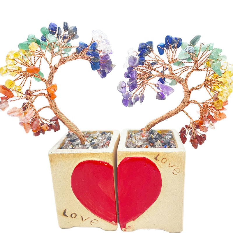 Love Gem Flowerpot Lucky Trees