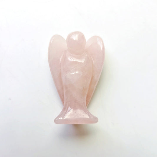 Rose Quartz Angel 2 Inch