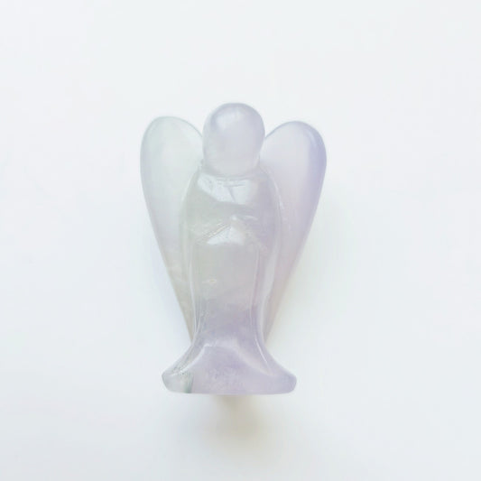 Light Purple Fluorite Angel 2 Inch