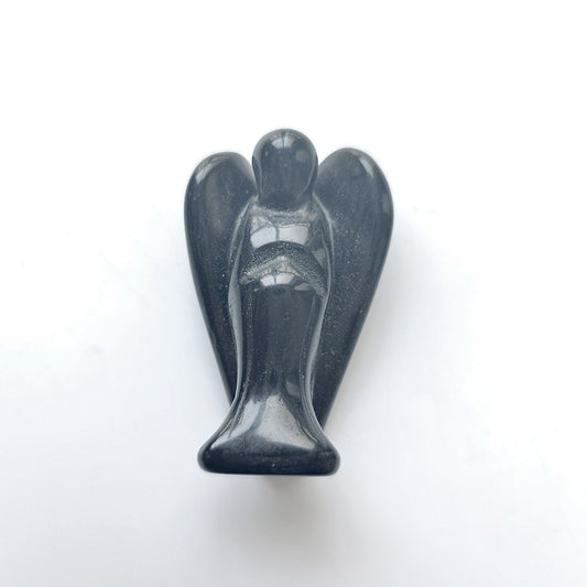 Black Obsidian Angel 2 Inch