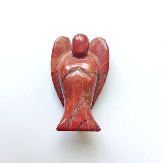 Red Jasper Angel 2 Inch