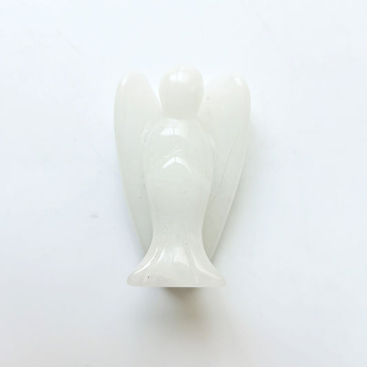 White Jade Angel 2 Inch