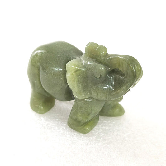 Xiuyan Jade Elephant 1.5 Inch(2)