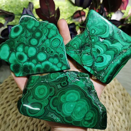 Malachite Slice Specimen