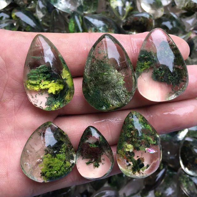 Green Phantom Quartz Drop Specimen