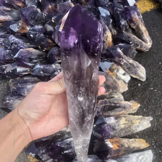 Amethyst Wand Torch Specimen