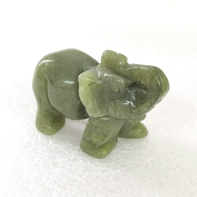 Xiuyan Jade Elephant 2 Inch(2)